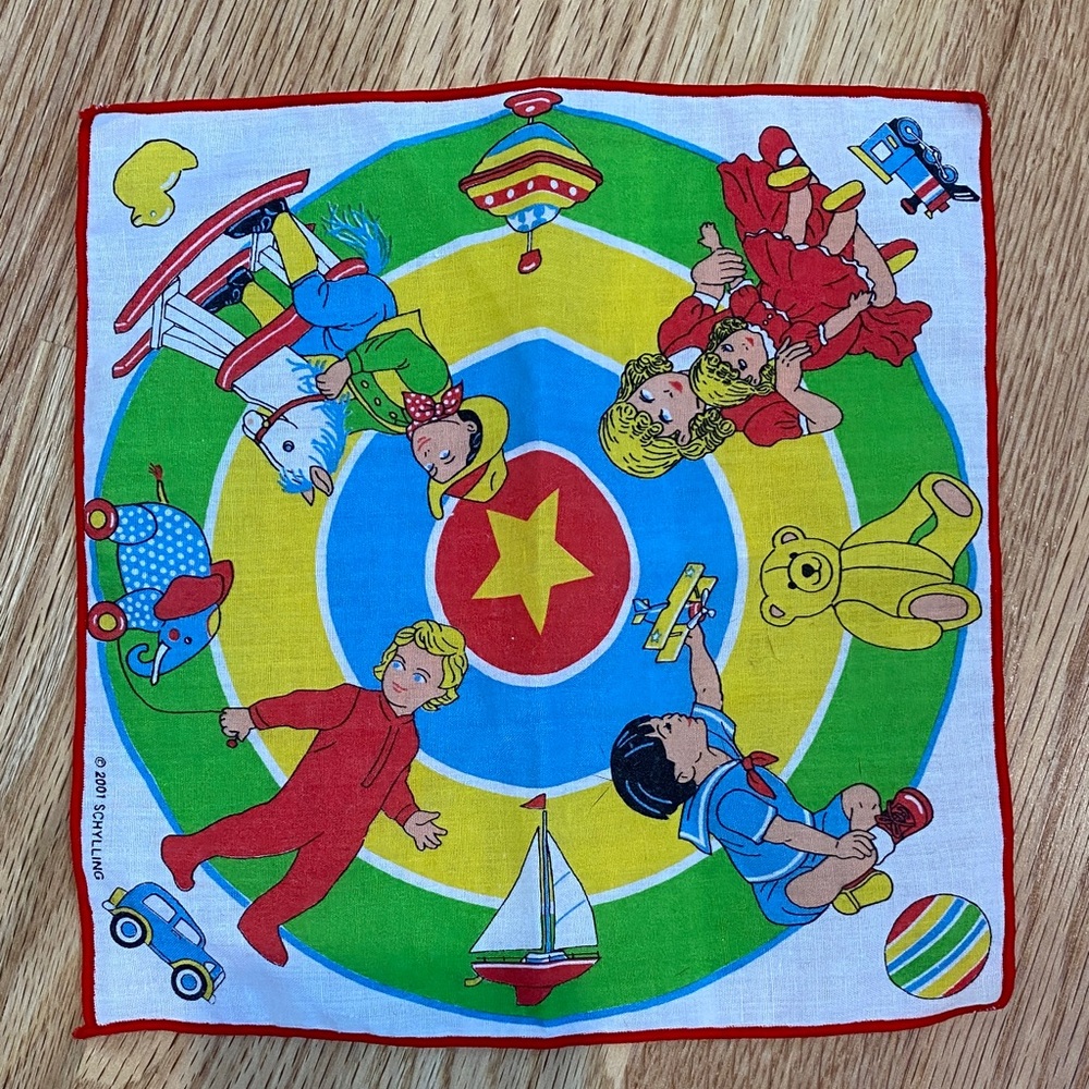 Vintage design children’s handkerchief
